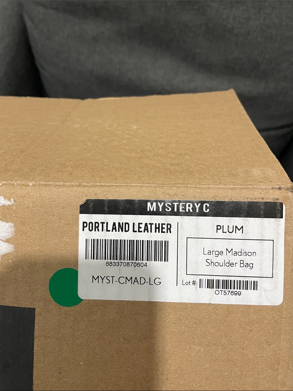 Portland Leather Plum Purple Shoulder Bag - Picture 12 of 14